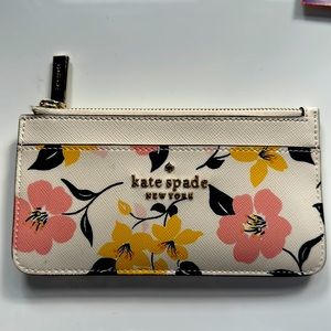 2 ITEMS kate Spade large slim card holder and carry on bag